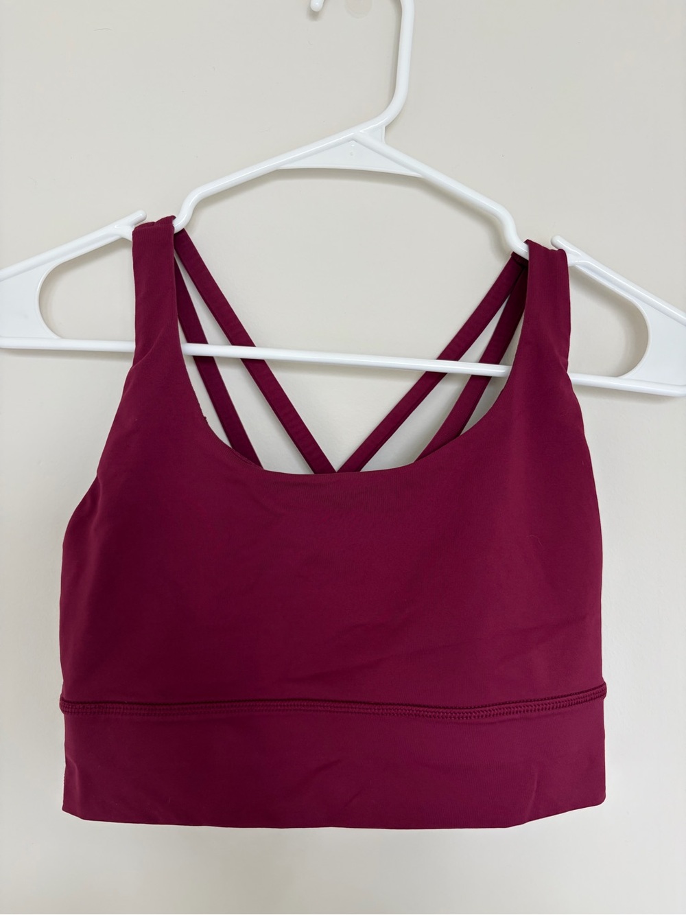 lululemon athletica Deep Berry Strappy Sports Bra